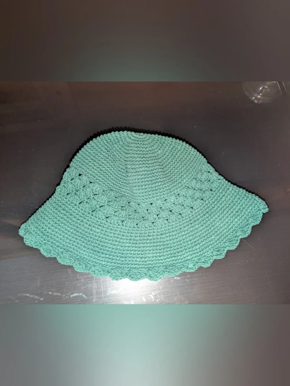 Eastwinds Trading Company Vintage Cotton Knit Bucket Hat Boho Cute
